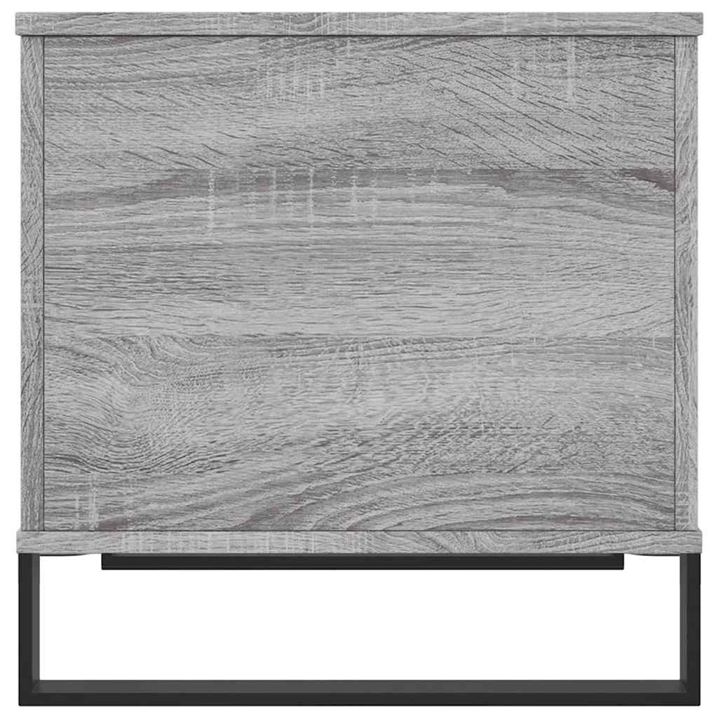 Table basse Sonoma gris 60x44,5x45 cm Bois d'ingénierie - XIOS