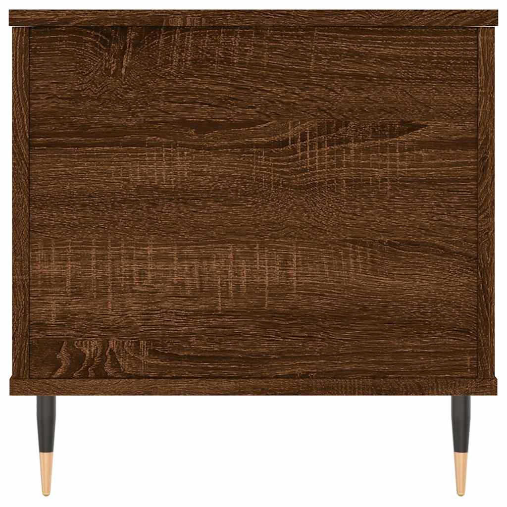 Table basse Chêne marron 90x44,5x45 cm Bois d'ingénierie - XIOS