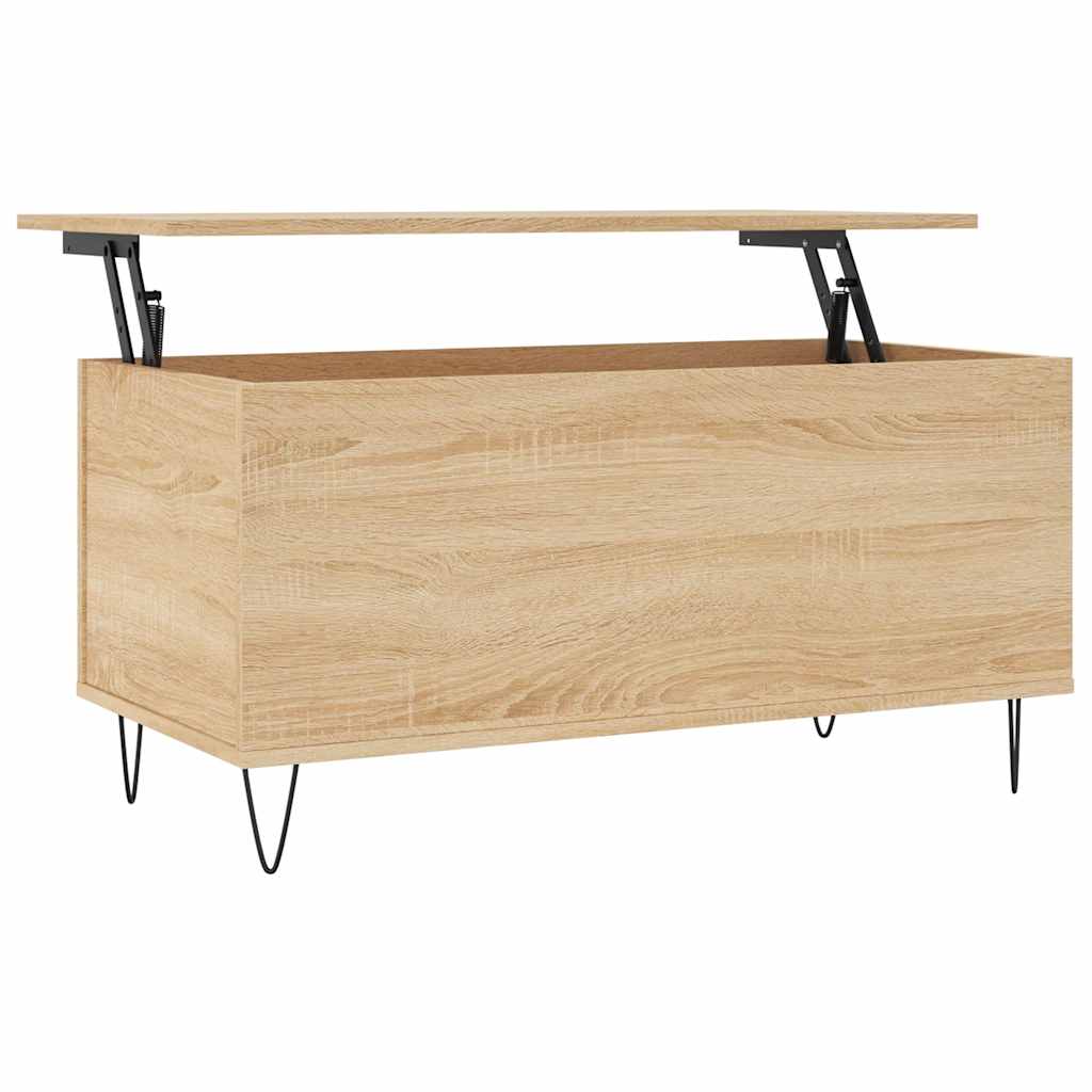 Table basse Chêne sonoma 90x44,5x45 cm Bois d'ingénierie - XIOS