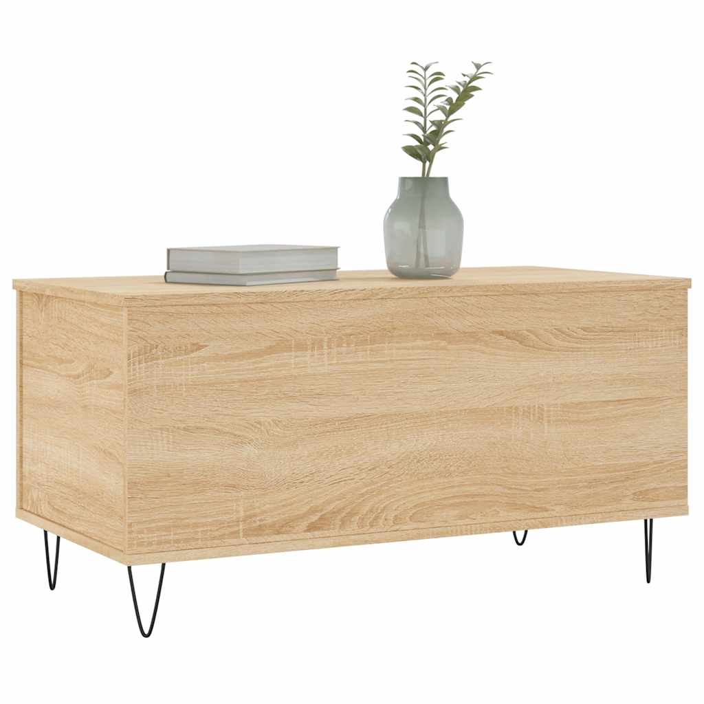Table basse Chêne sonoma 90x44,5x45 cm Bois d'ingénierie - XIOS