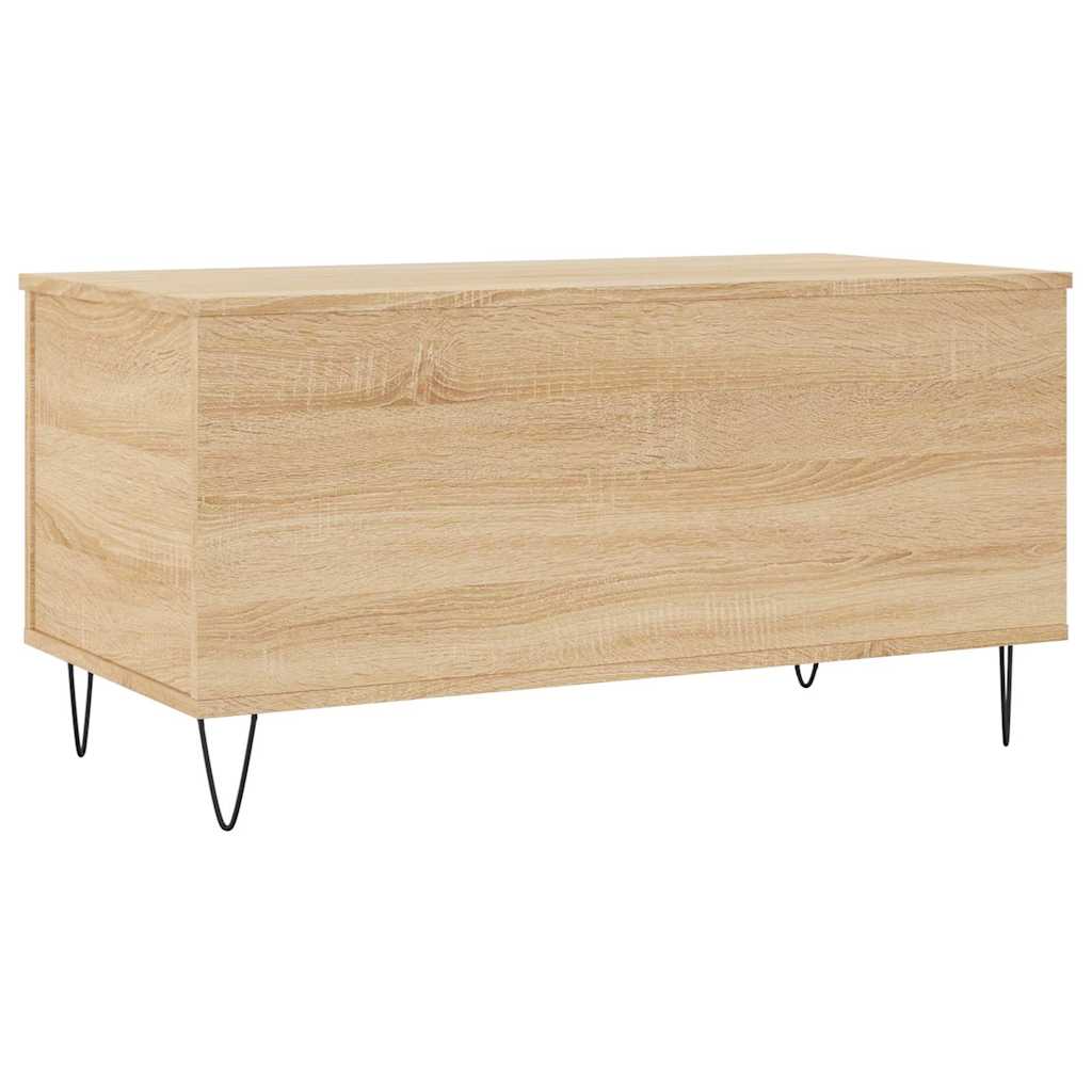 Table basse Chêne sonoma 90x44,5x45 cm Bois d'ingénierie - XIOS