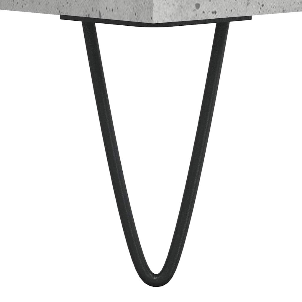 Table basse Gris béton 90x44,5x45 cm Bois d'ingénierie - XIOS