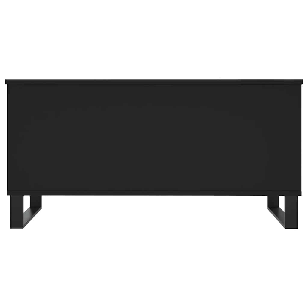 Table basse Noir 90x44,5x45 cm Bois d'ingénierie