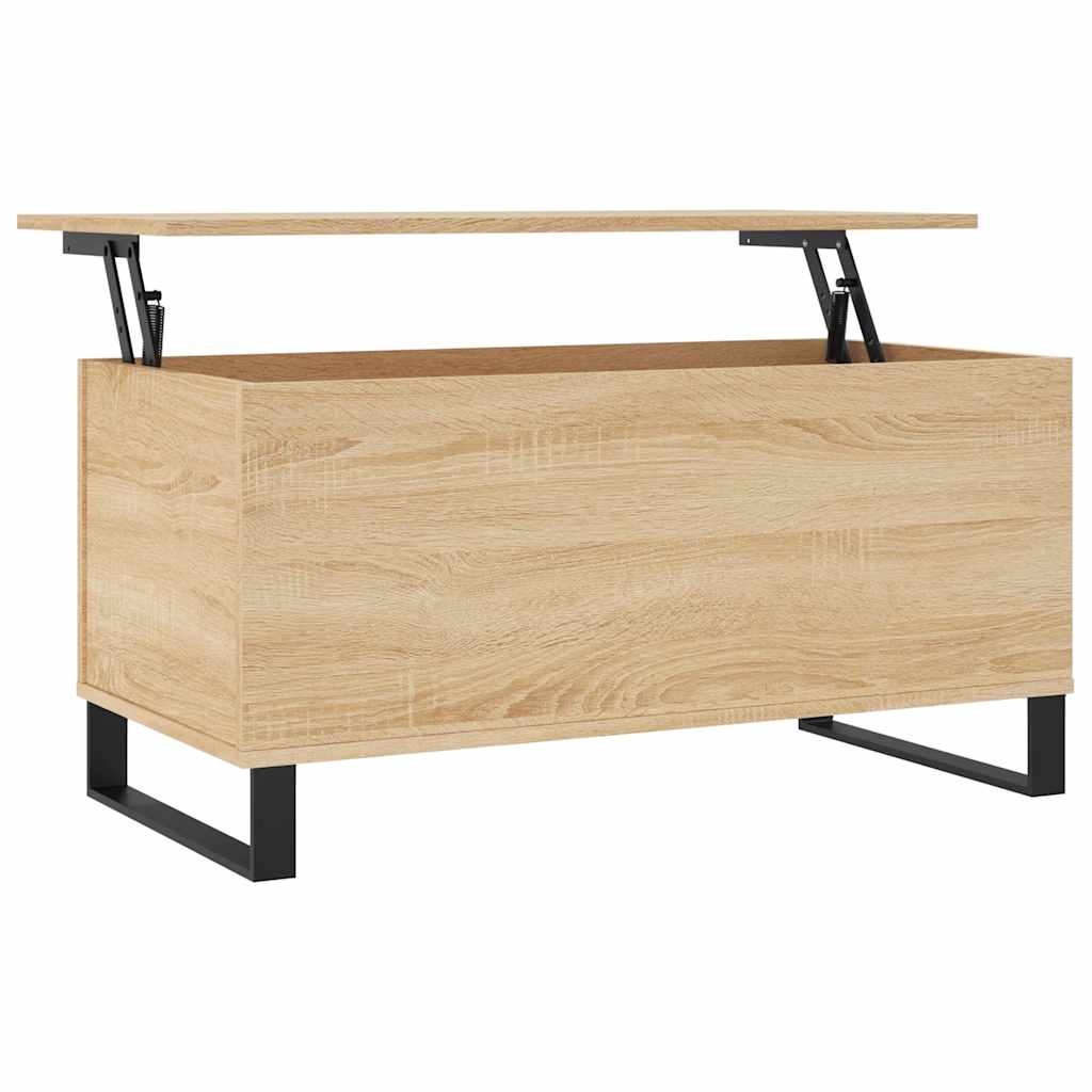 Table basse Chêne sonoma 90x44,5x45 cm Bois d'ingénierie - XIOS