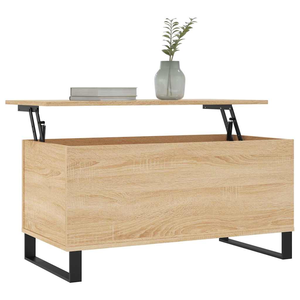 Table basse Chêne sonoma 90x44,5x45 cm Bois d'ingénierie - XIOS