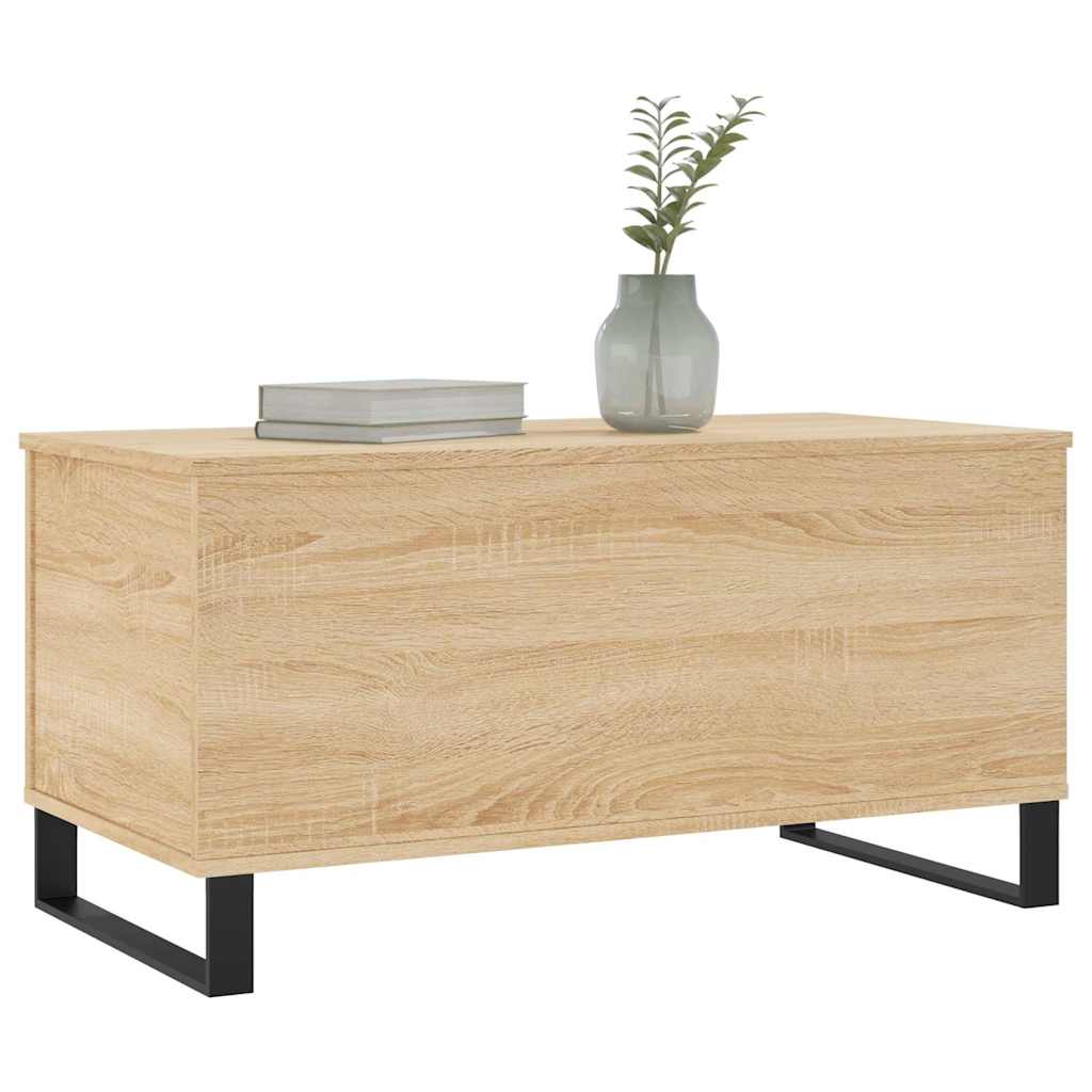 Table basse Chêne sonoma 90x44,5x45 cm Bois d'ingénierie - XIOS