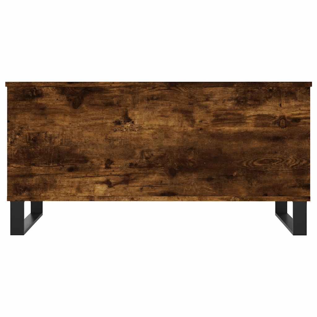 Table basse Chêne fumé 90x44,5x45 cm Bois d'ingénierie - XIOS