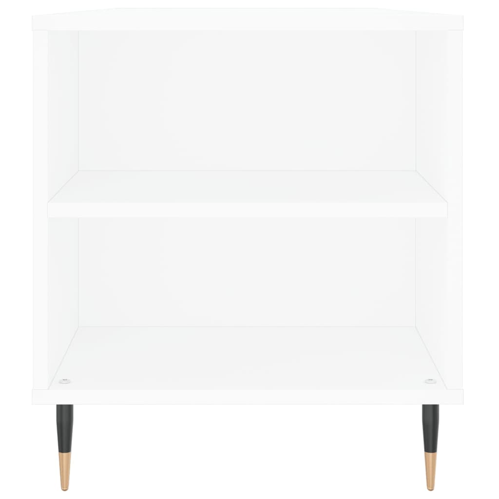 Table basse blanc 102x44,5x50 cm bois d'ingénierie - XIOS