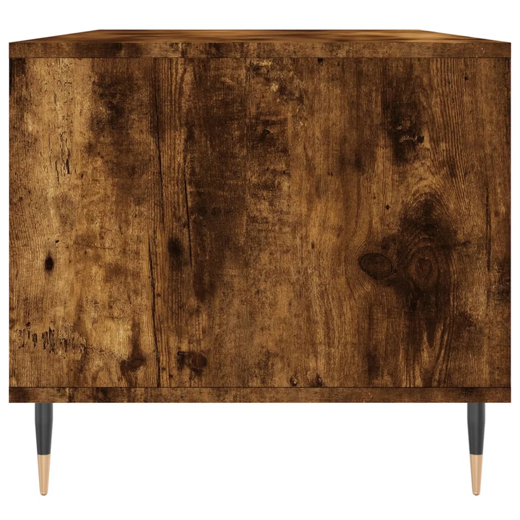 Table basse Chêne fumé 90x49x45 cm Bois d'ingénierie - XIOS