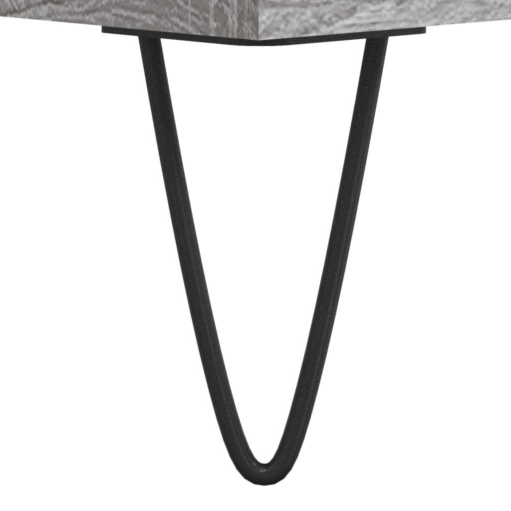 Table basse Sonoma gris 90x49x45 cm Bois d'ingénierie - XIOS