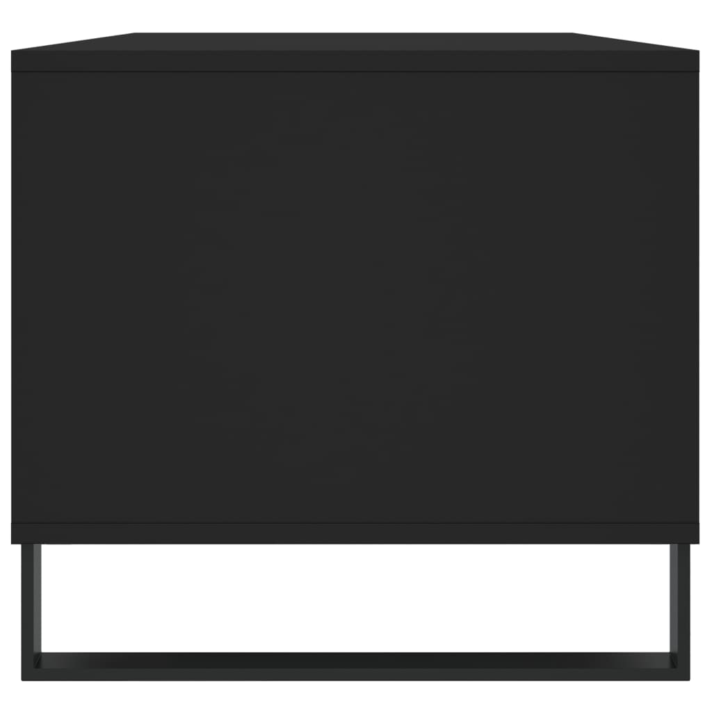 Table basse Noir 90x49x45 cm Bois d'ingénierie - XIOS