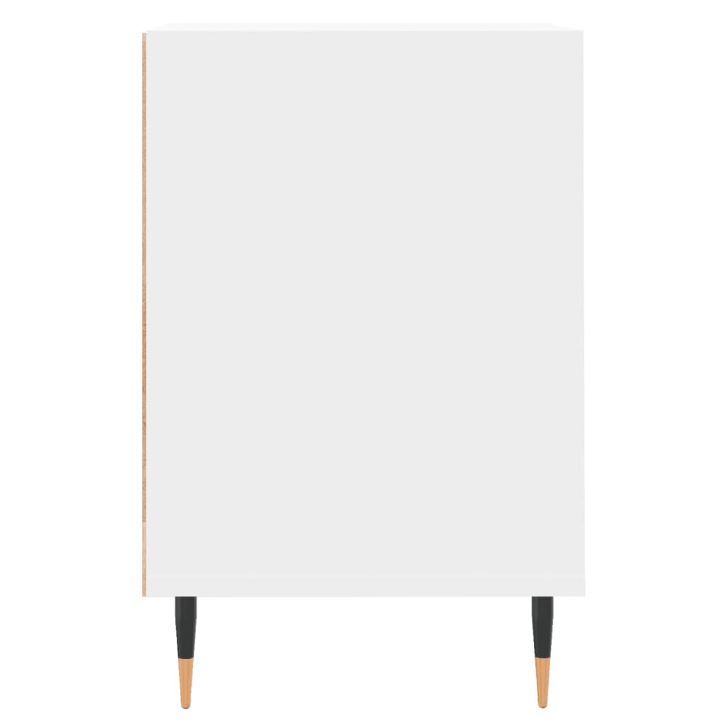Meuble TV Blanc 100x35x55 cm Bois d'ingénierie - XIOS