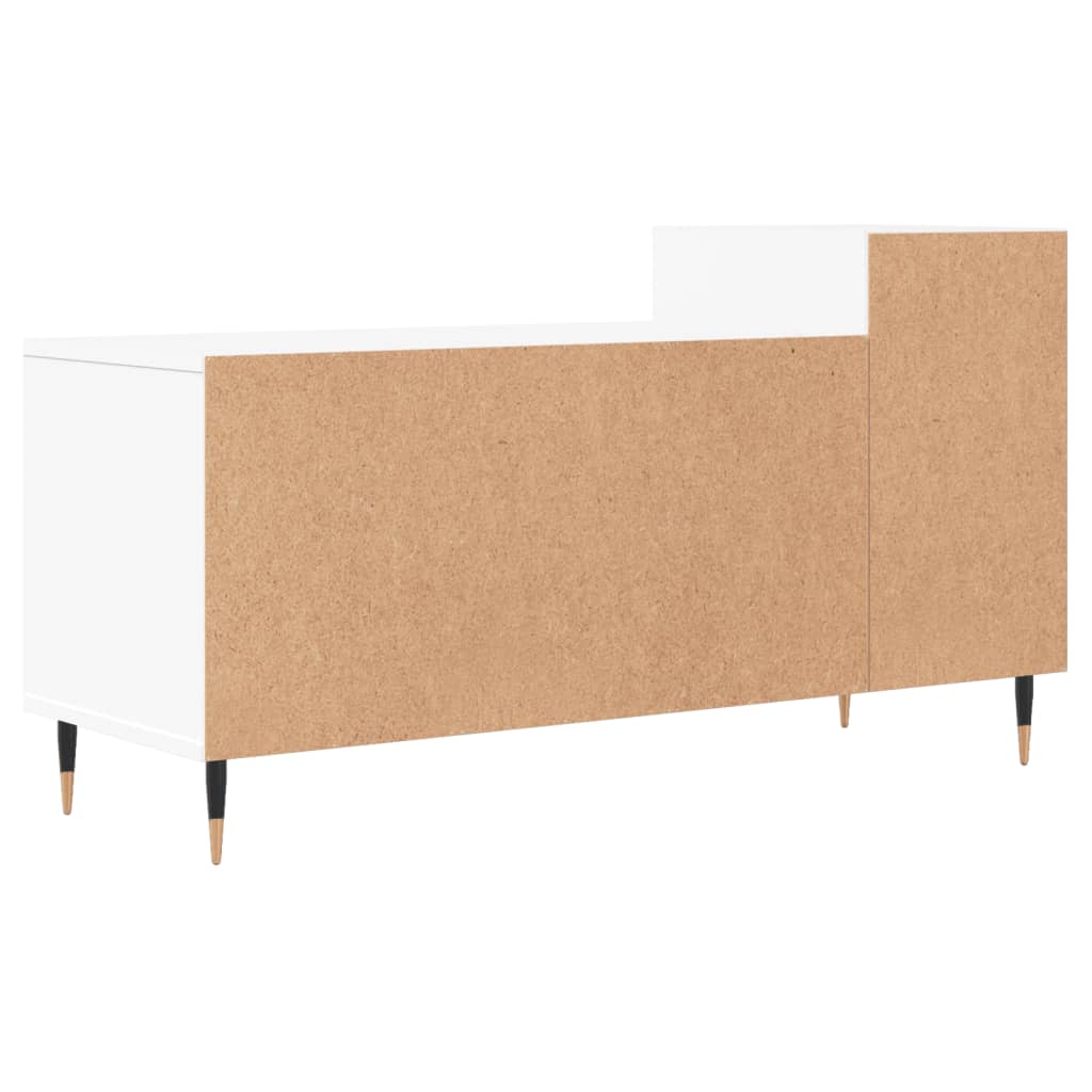 Meuble TV Blanc 100x35x55 cm Bois d'ingénierie - XIOS
