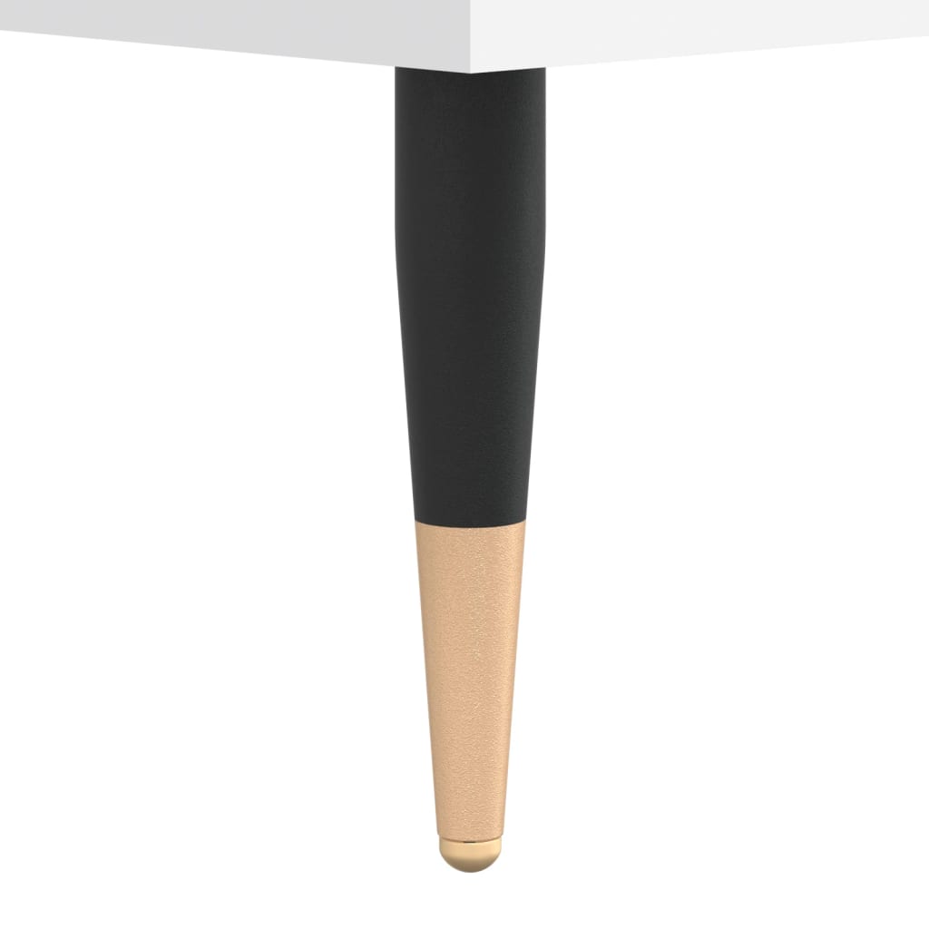 Meuble TV Blanc 100x35x55 cm Bois d'ingénierie - XIOS
