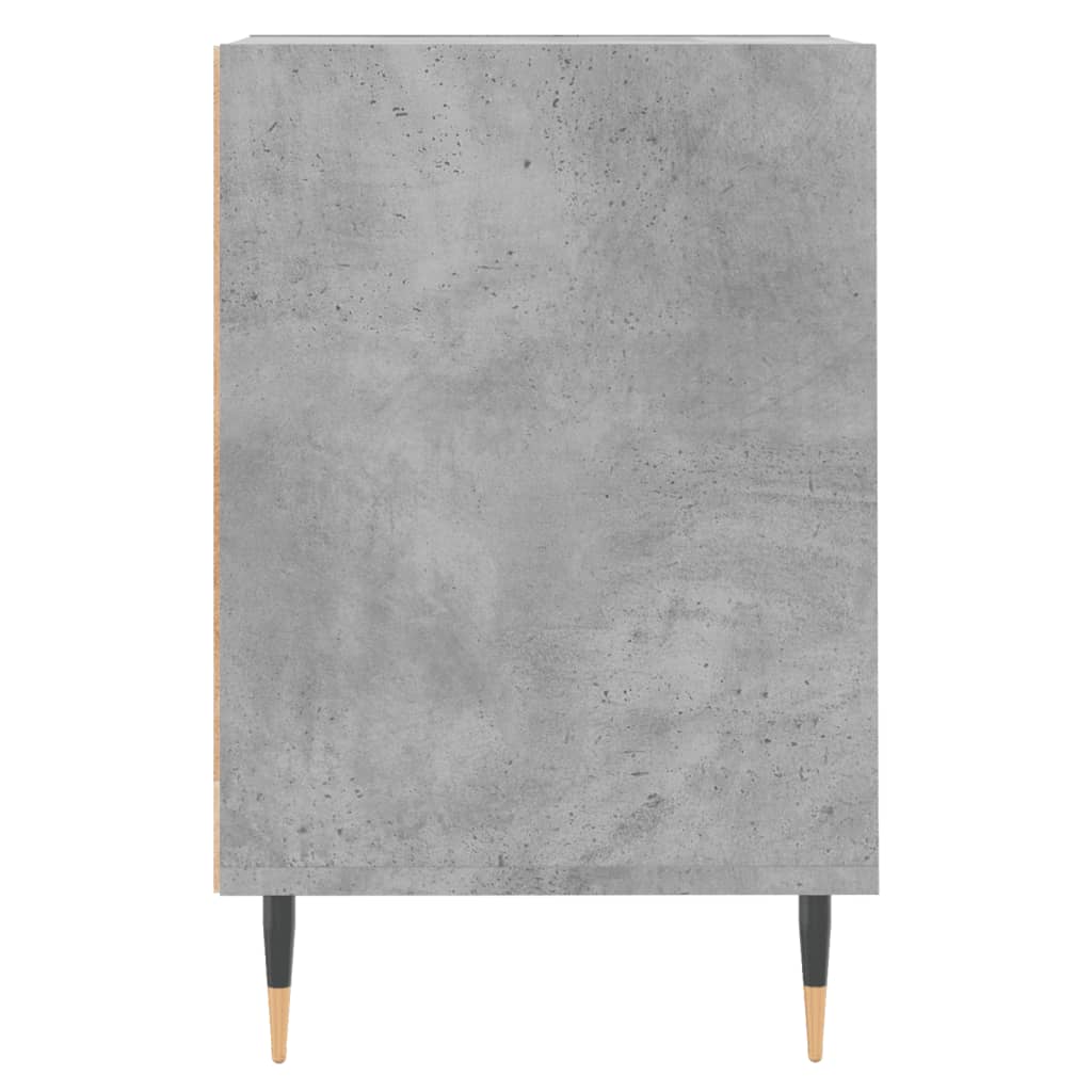 Meuble TV Gris béton 160x35x55 cm Bois d'ingénierie - XIOS