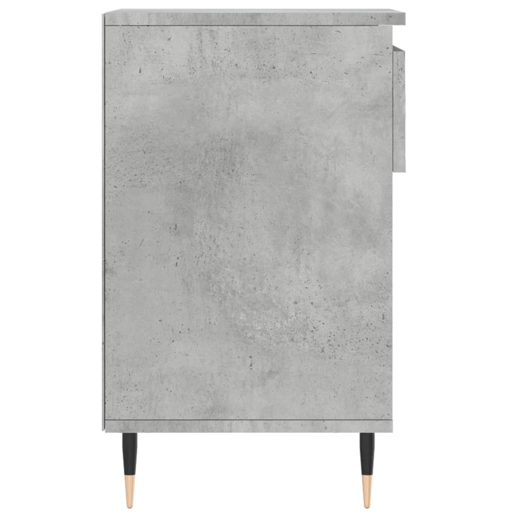 Armoire à chaussures Gris béton 102x36x60 cm Bois d'ingénierie - XIOS