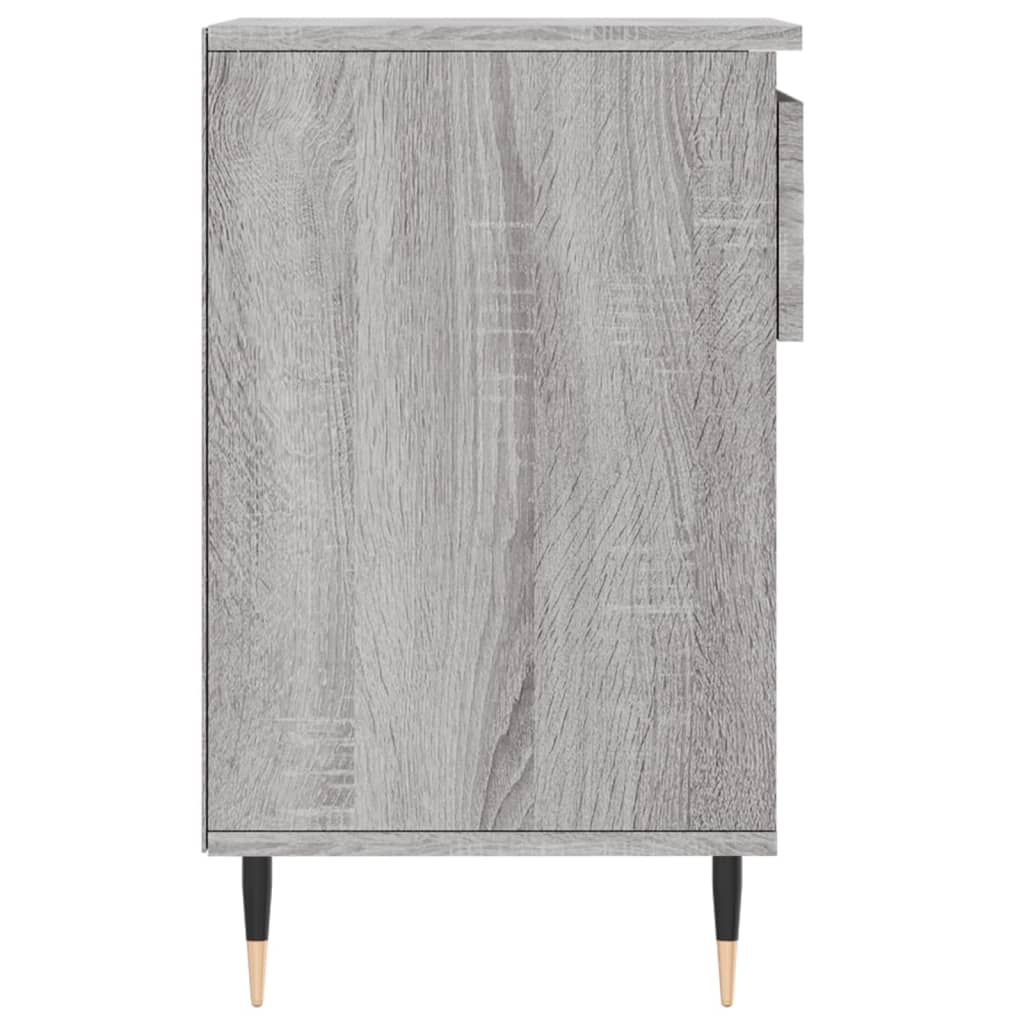 Armoire à chaussures Sonoma gris 102x36x60 cm Bois d'ingénierie - XIOS