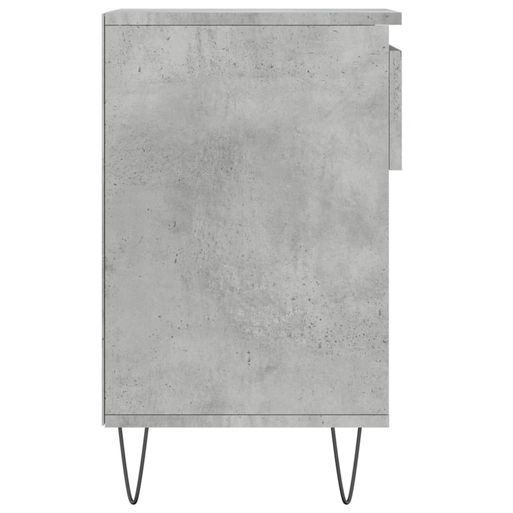 Armoire à chaussures Gris béton 102x36x60 cm Bois d'ingénierie - XIOS