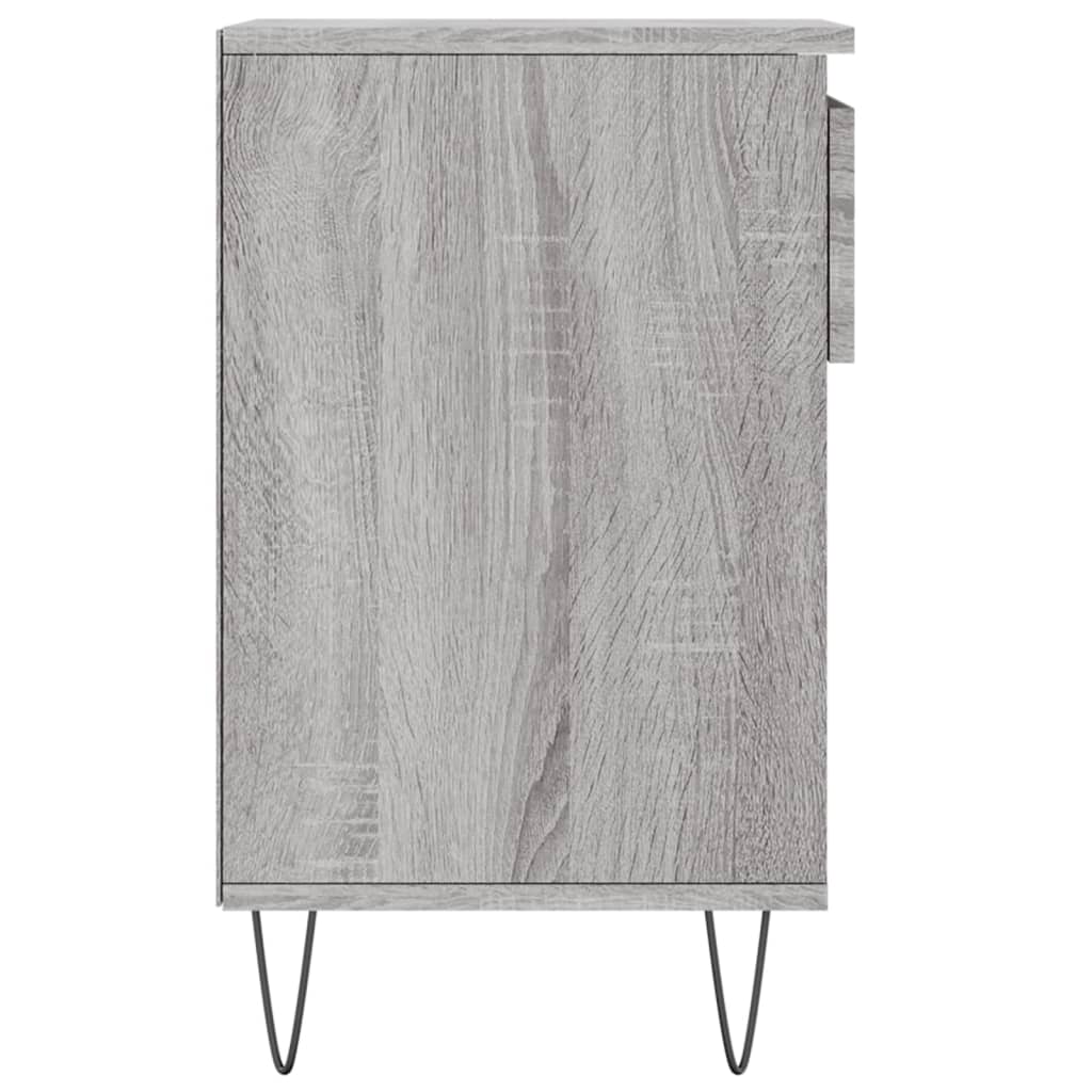 Armoire à chaussures Sonoma gris 102x36x60 cm Bois d'ingénierie - XIOS