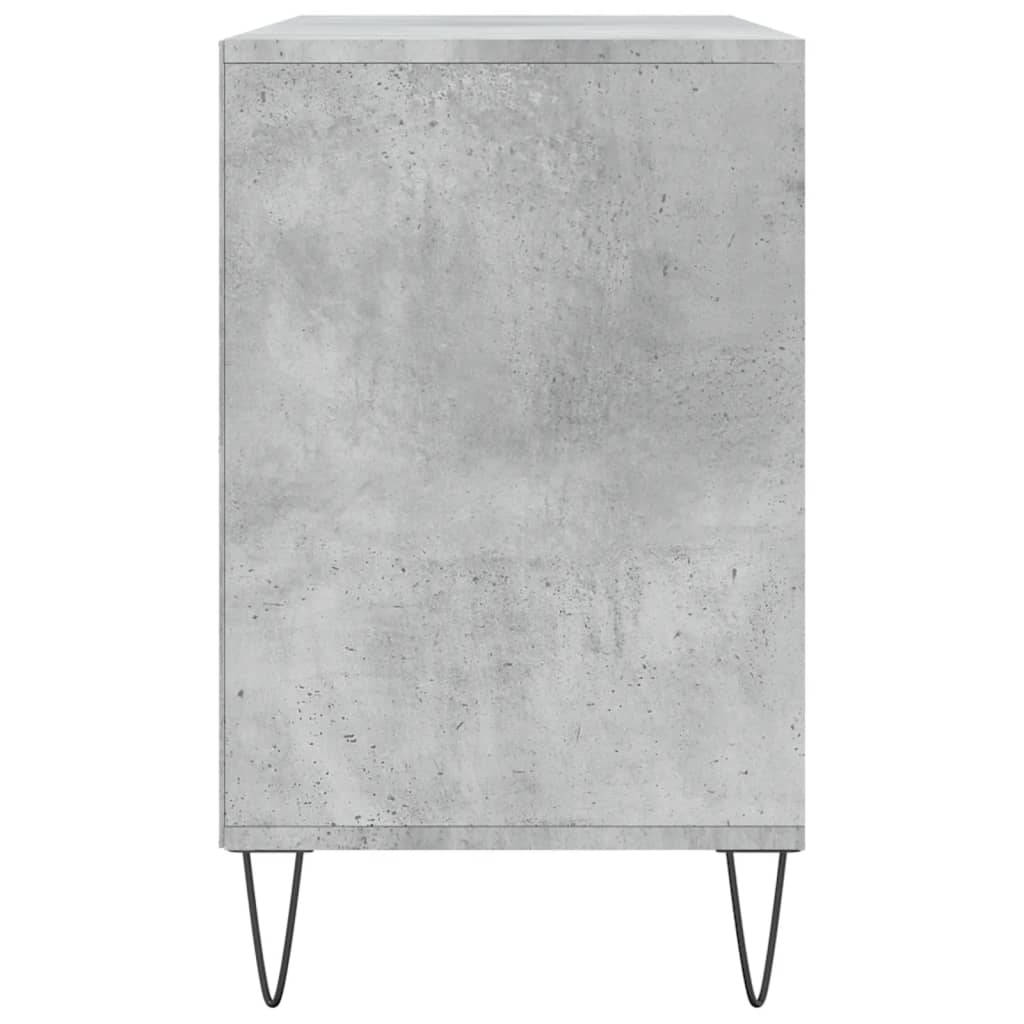 Armoire à chaussures Gris béton 102x36x60 cm Bois d'ingénierie - XIOS