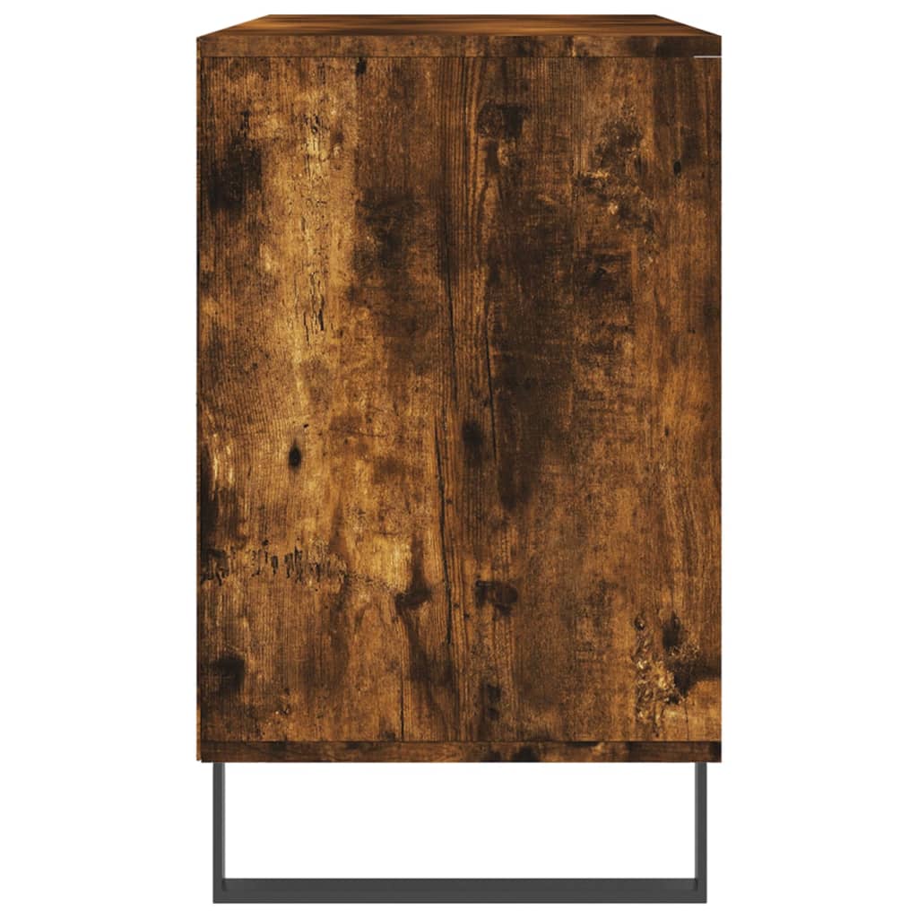 Armoire à chaussures Chêne fumé 102x36x60 cm Bois d'ingénierie - XIOS