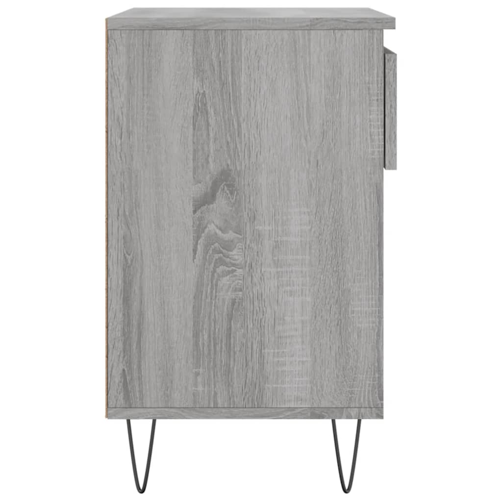Armoire à chaussures Sonoma gris 70x36x60 cm Bois d'ingénierie - XIOS