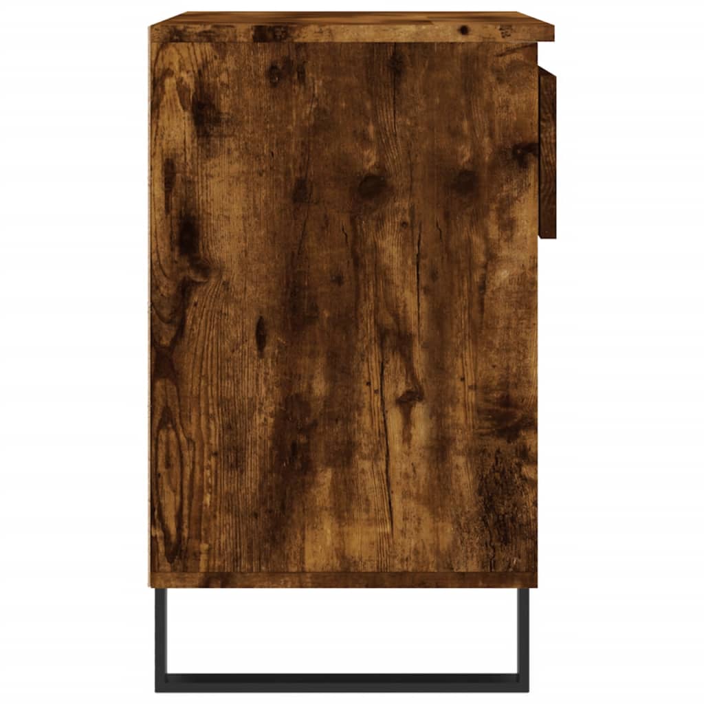 Armoire à chaussures Chêne fumé 70x36x60 cm Bois d'ingénierie - XIOS