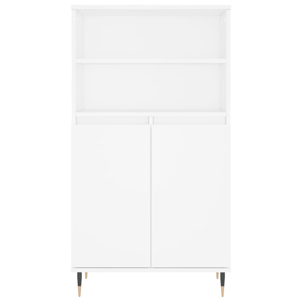 Buffet haut Blanc 60x36x110 cm Bois d'ingénierie - XIOS