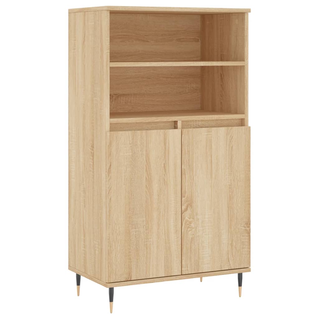 Buffet haut Chêne sonoma 60x36x110 cm Bois d'ingénierie - XIOS