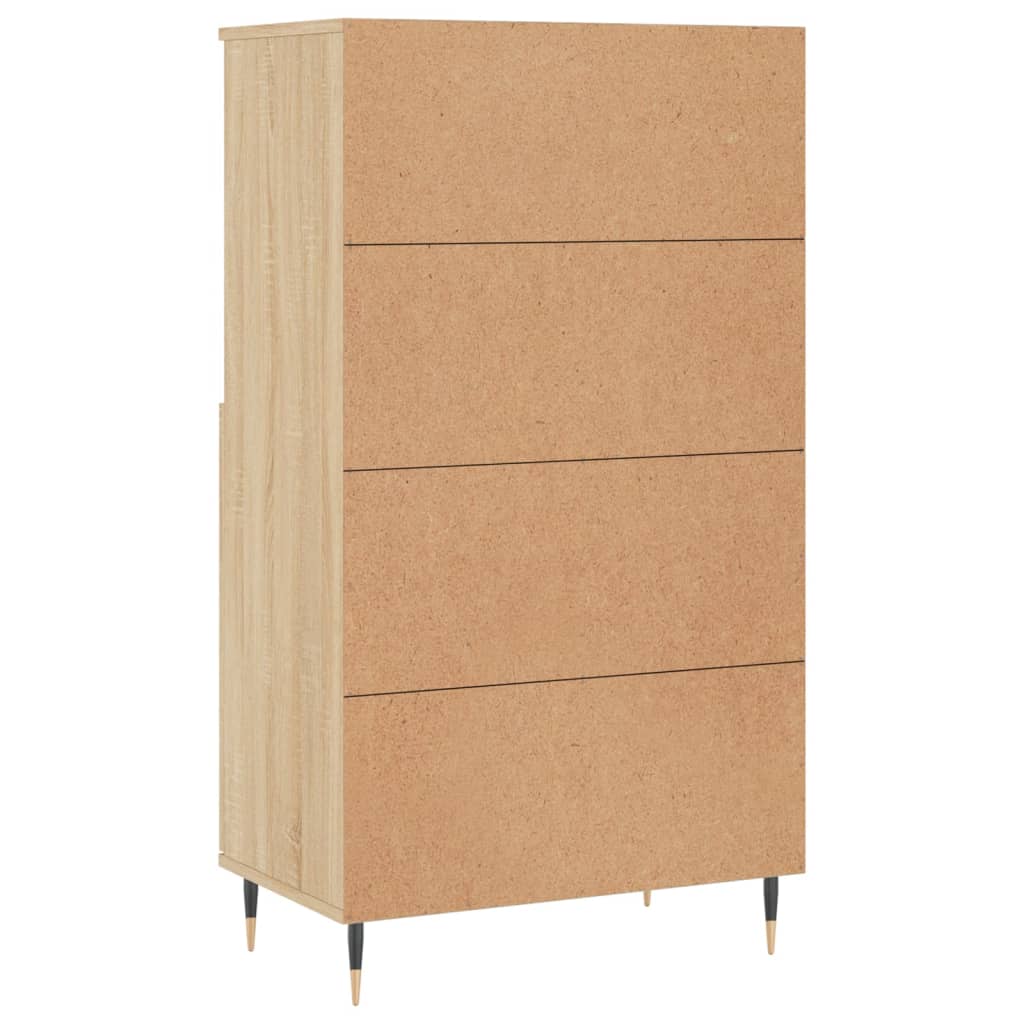 Buffet haut Chêne sonoma 60x36x110 cm Bois d'ingénierie - XIOS
