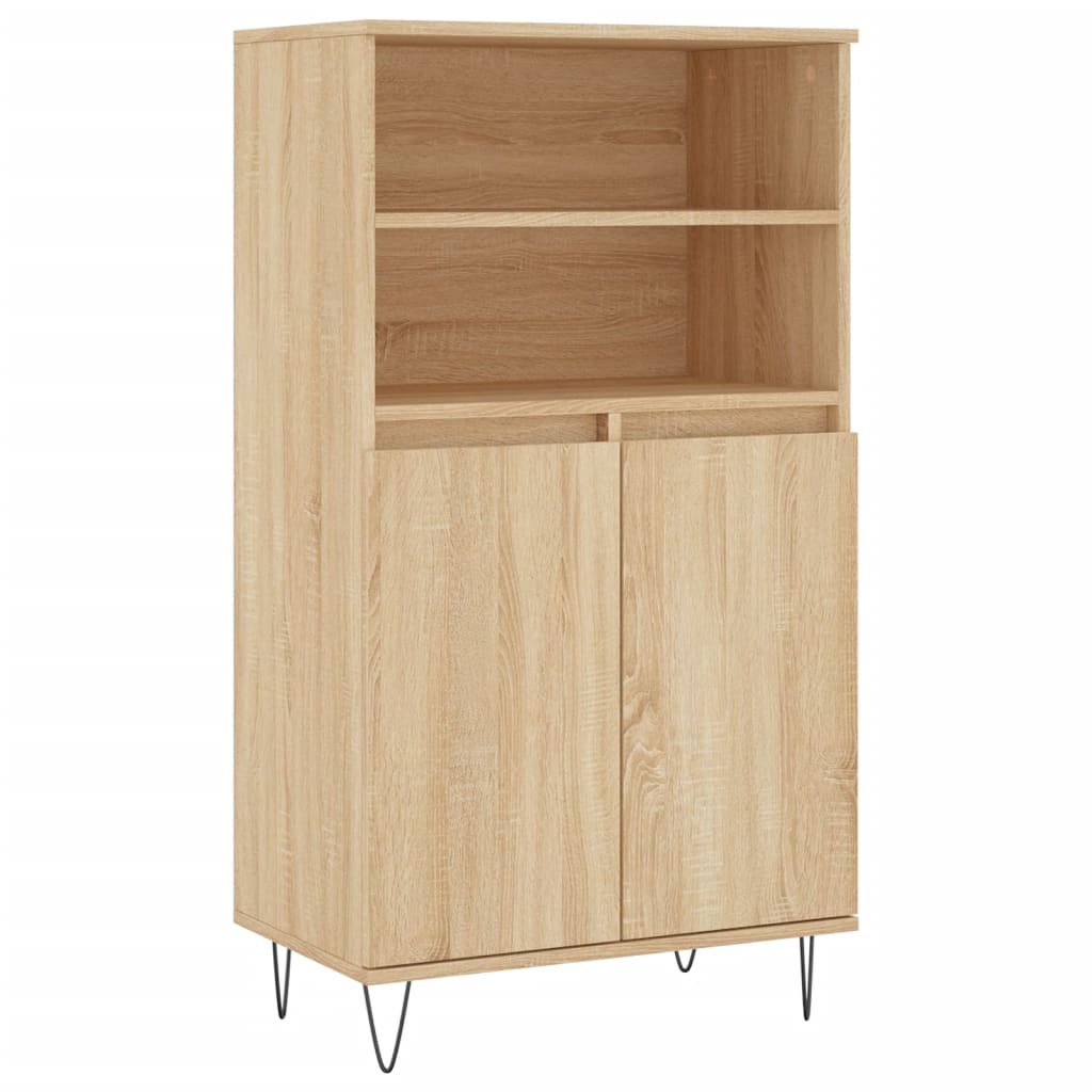 Buffet haut Chêne sonoma 60x36x110 cm Bois d'ingénierie - XIOS