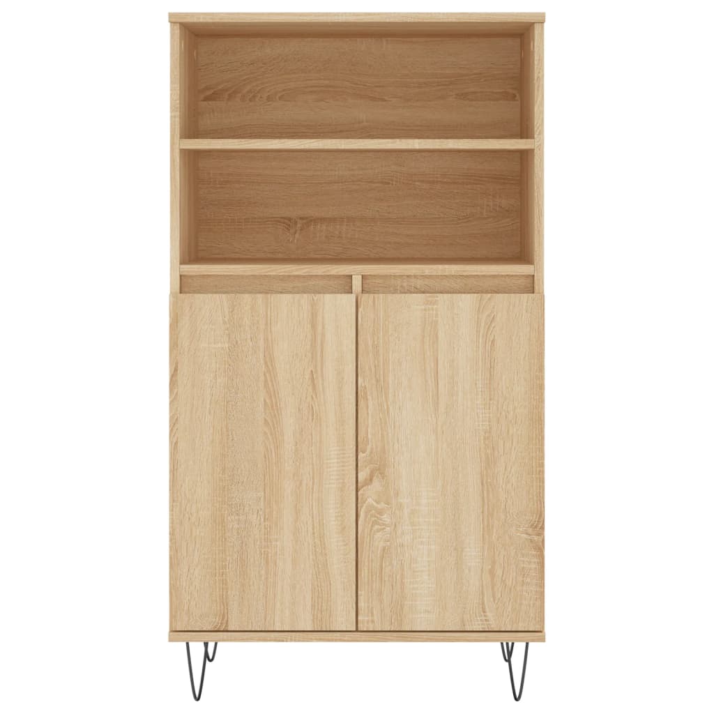 Buffet haut Chêne sonoma 60x36x110 cm Bois d'ingénierie - XIOS