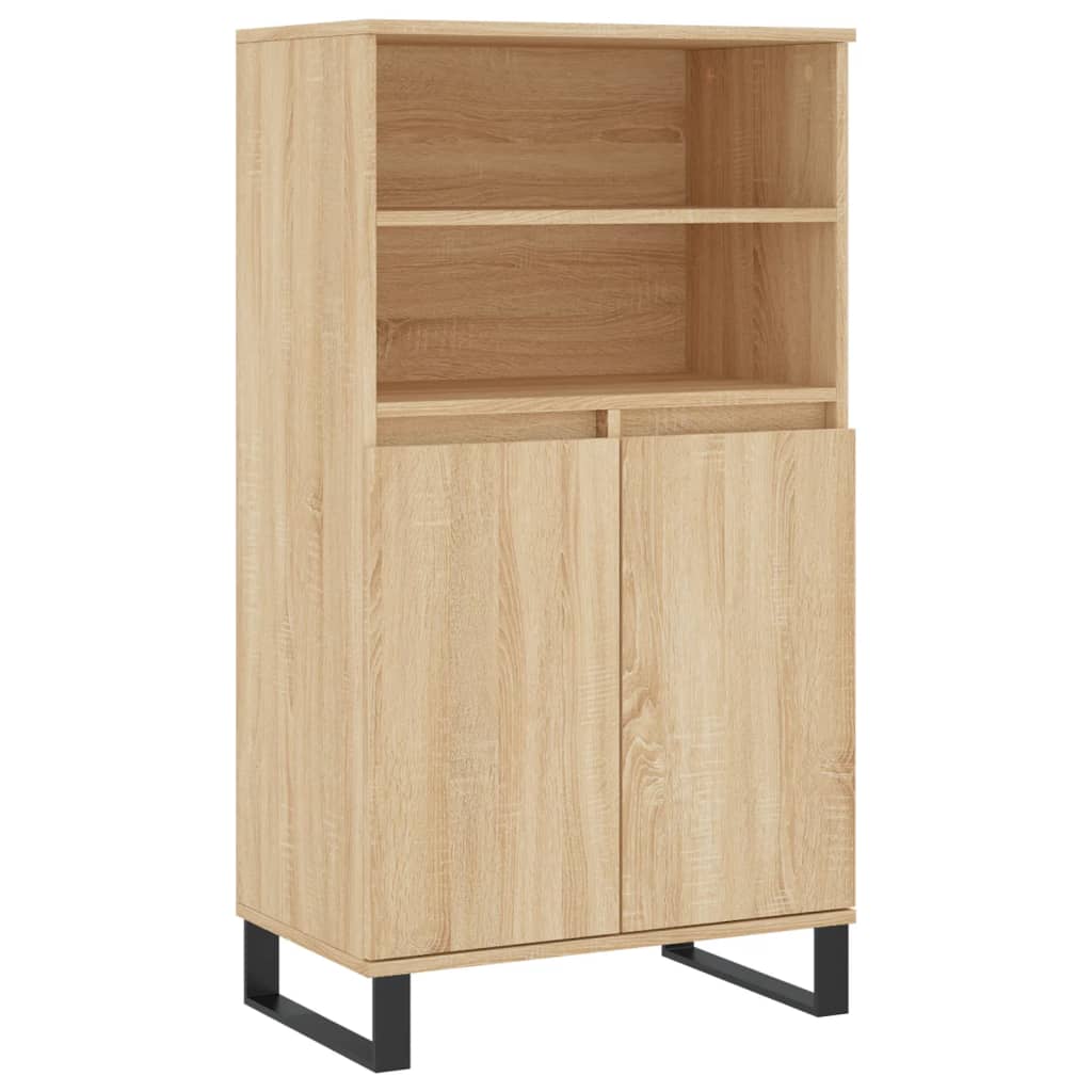 Buffet haut Chêne sonoma 60x36x110 cm Bois d'ingénierie - XIOS