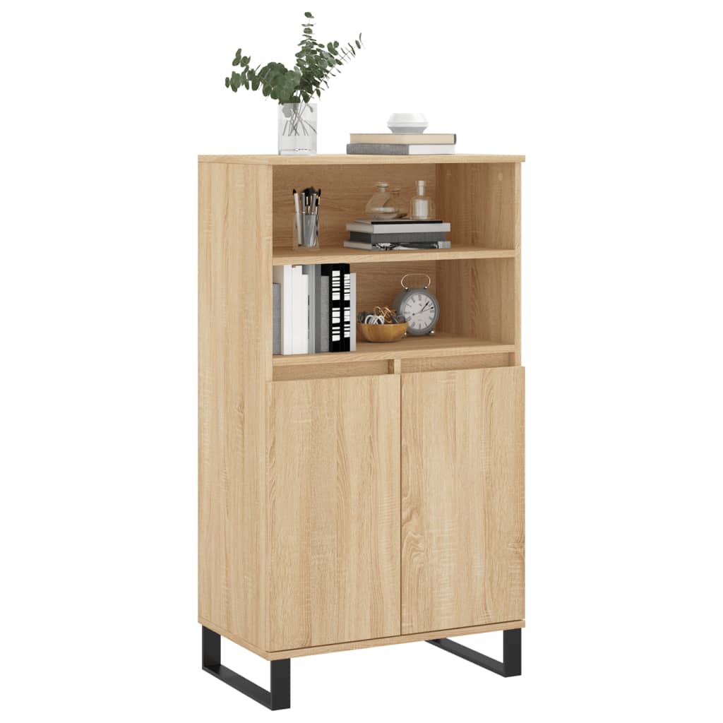 Buffet haut Chêne sonoma 60x36x110 cm Bois d'ingénierie - XIOS