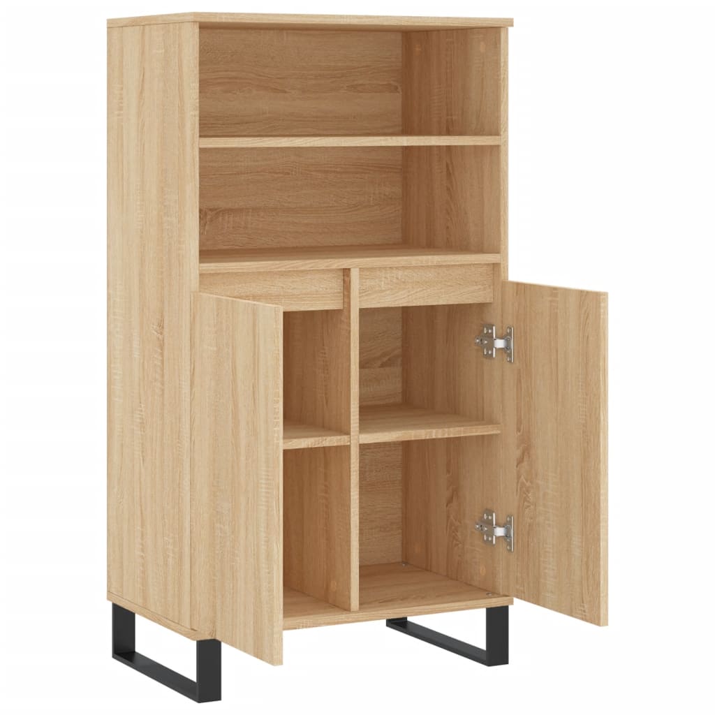 Buffet haut Chêne sonoma 60x36x110 cm Bois d'ingénierie - XIOS