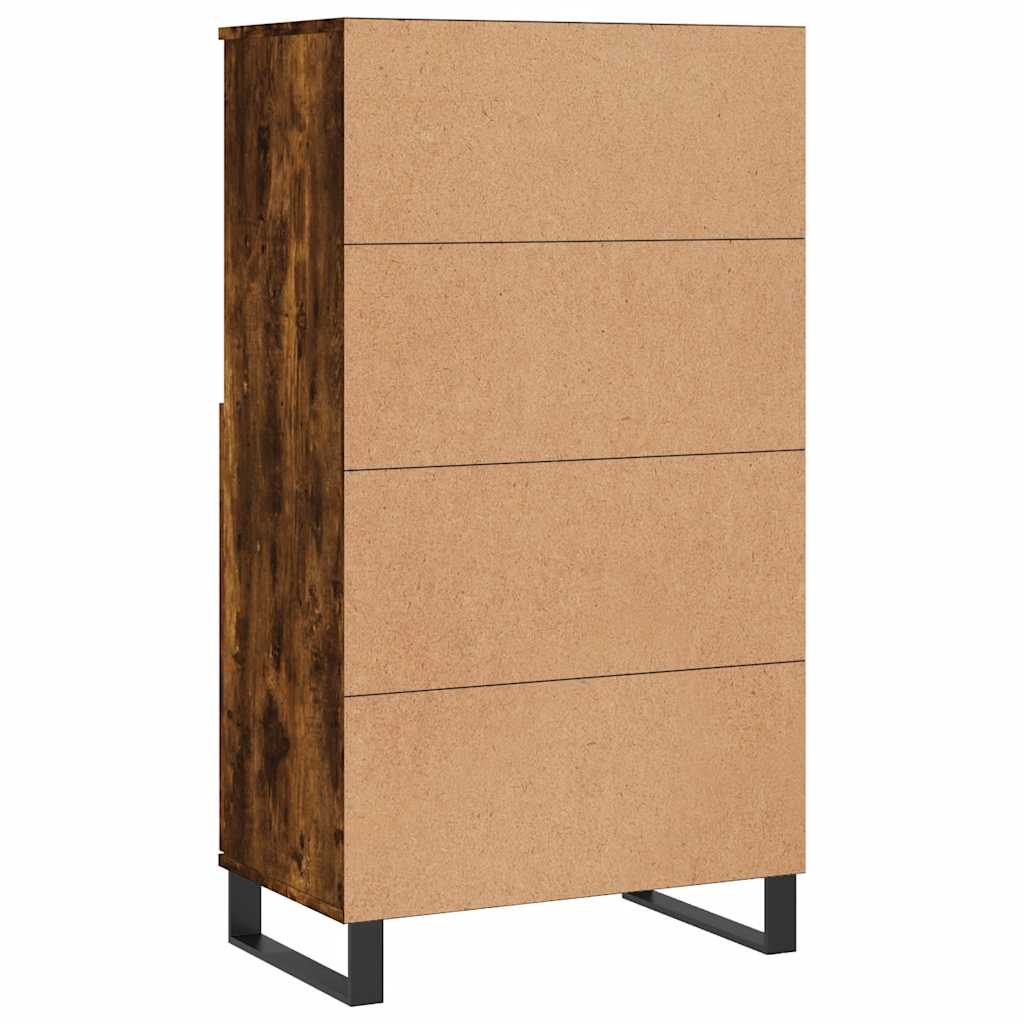 Buffet haut Chêne fumé 60x36x110 cm Bois d'ingénierie - XIOS