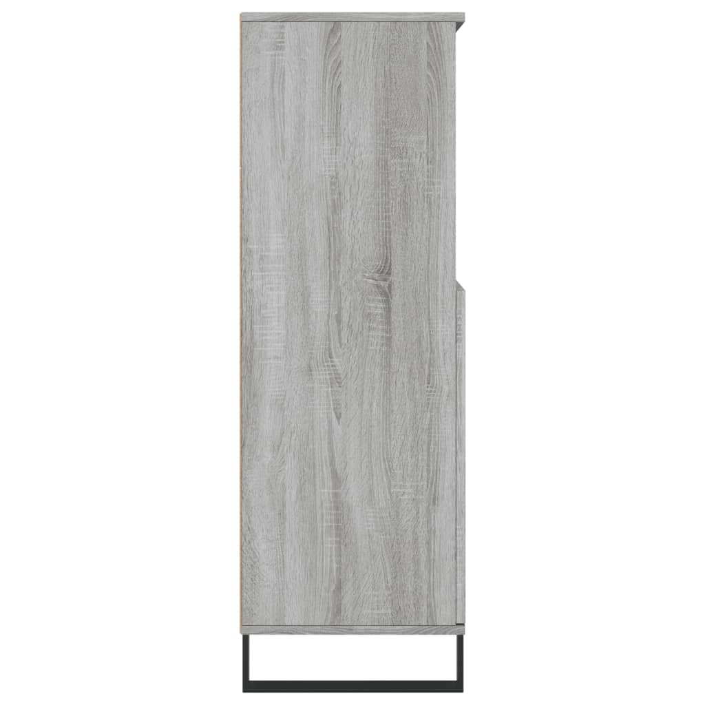 Buffet haut Sonoma gris 60x36x110 cm Bois d'ingénierie - XIOS