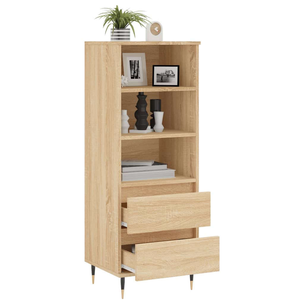Buffet haut Chêne sonoma 40x36x110 cm Bois d'ingénierie - XIOS