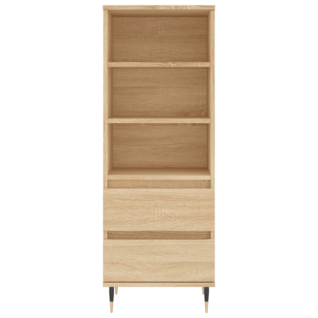 Buffet haut Chêne sonoma 40x36x110 cm Bois d'ingénierie - XIOS