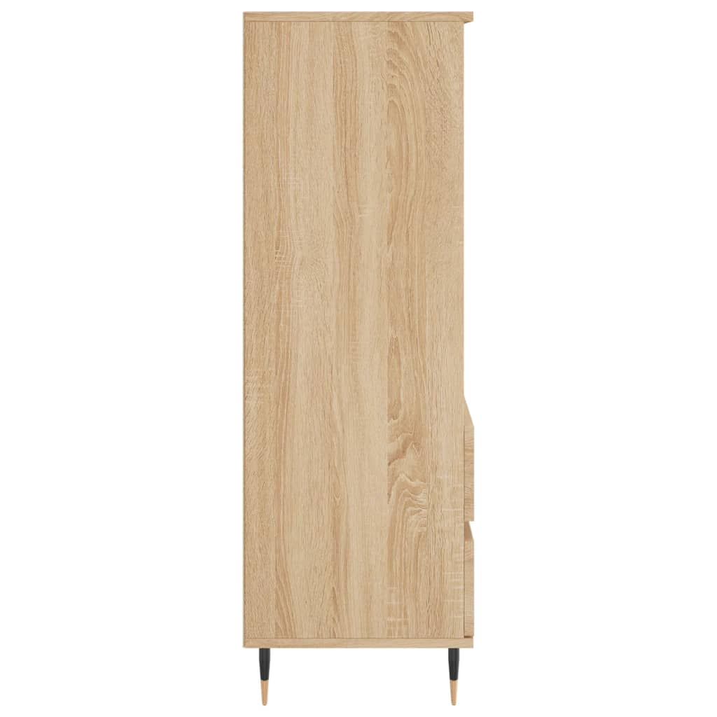 Buffet haut Chêne sonoma 40x36x110 cm Bois d'ingénierie - XIOS