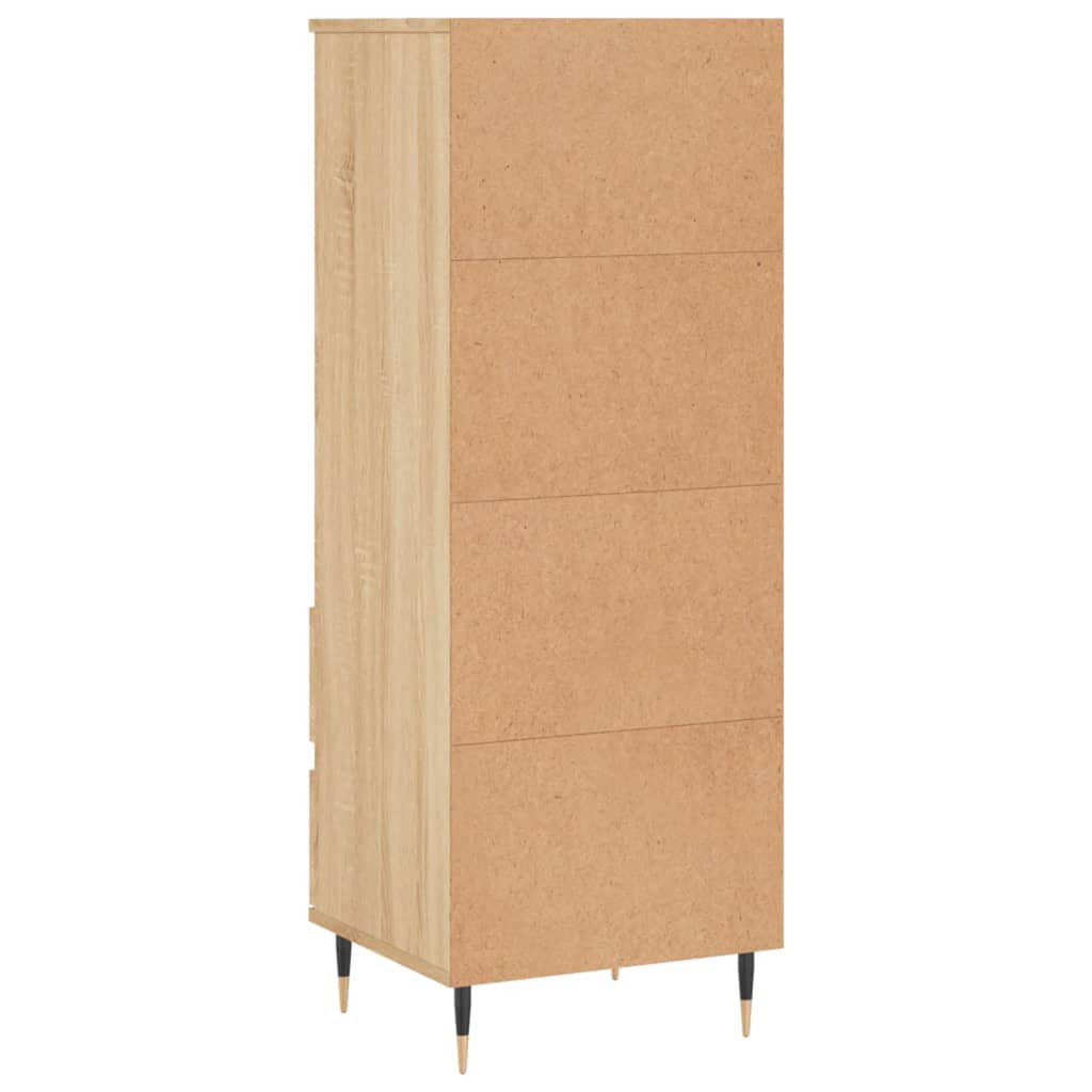 Buffet haut Chêne sonoma 40x36x110 cm Bois d'ingénierie - XIOS