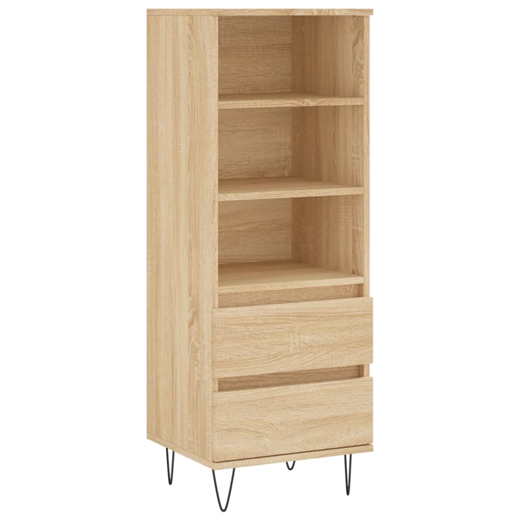 Buffet haut Chêne sonoma 40x36x110 cm Bois d'ingénierie - XIOS