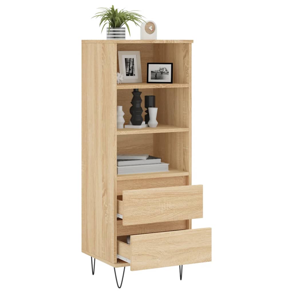 Buffet haut Chêne sonoma 40x36x110 cm Bois d'ingénierie - XIOS