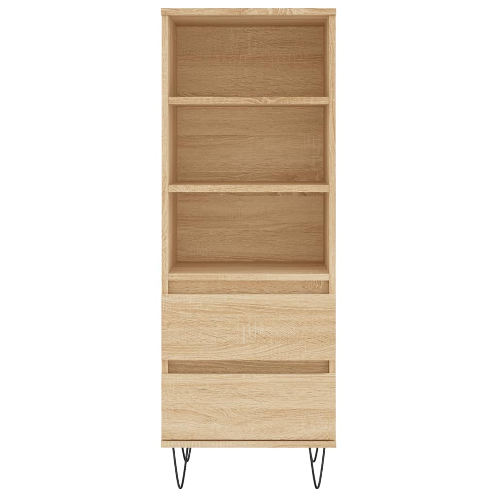 Buffet haut Chêne sonoma 40x36x110 cm Bois d'ingénierie - XIOS