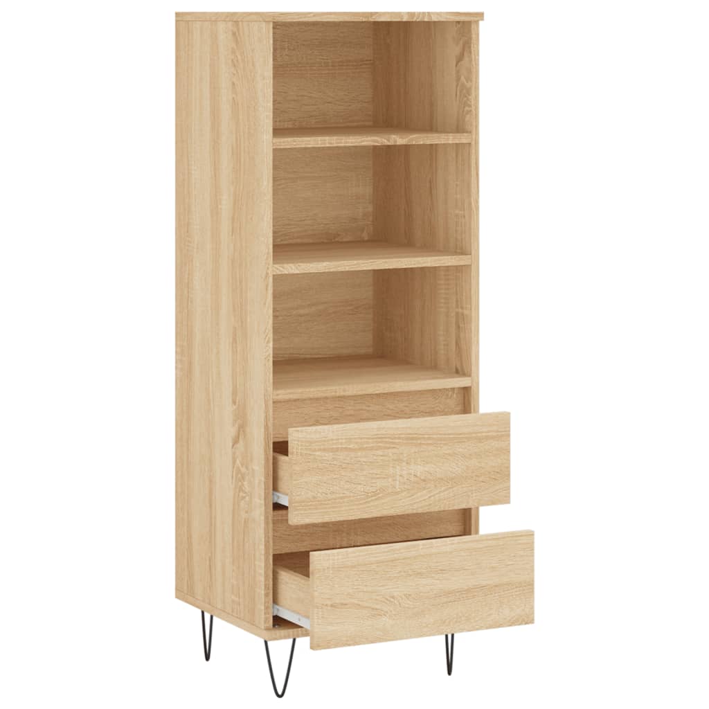 Buffet haut Chêne sonoma 40x36x110 cm Bois d'ingénierie - XIOS