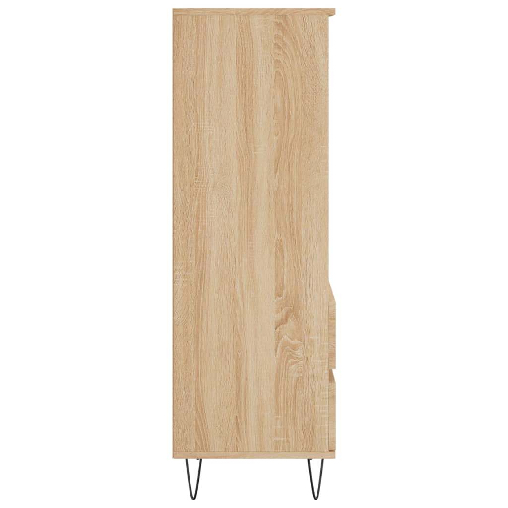 Buffet haut Chêne sonoma 40x36x110 cm Bois d'ingénierie - XIOS