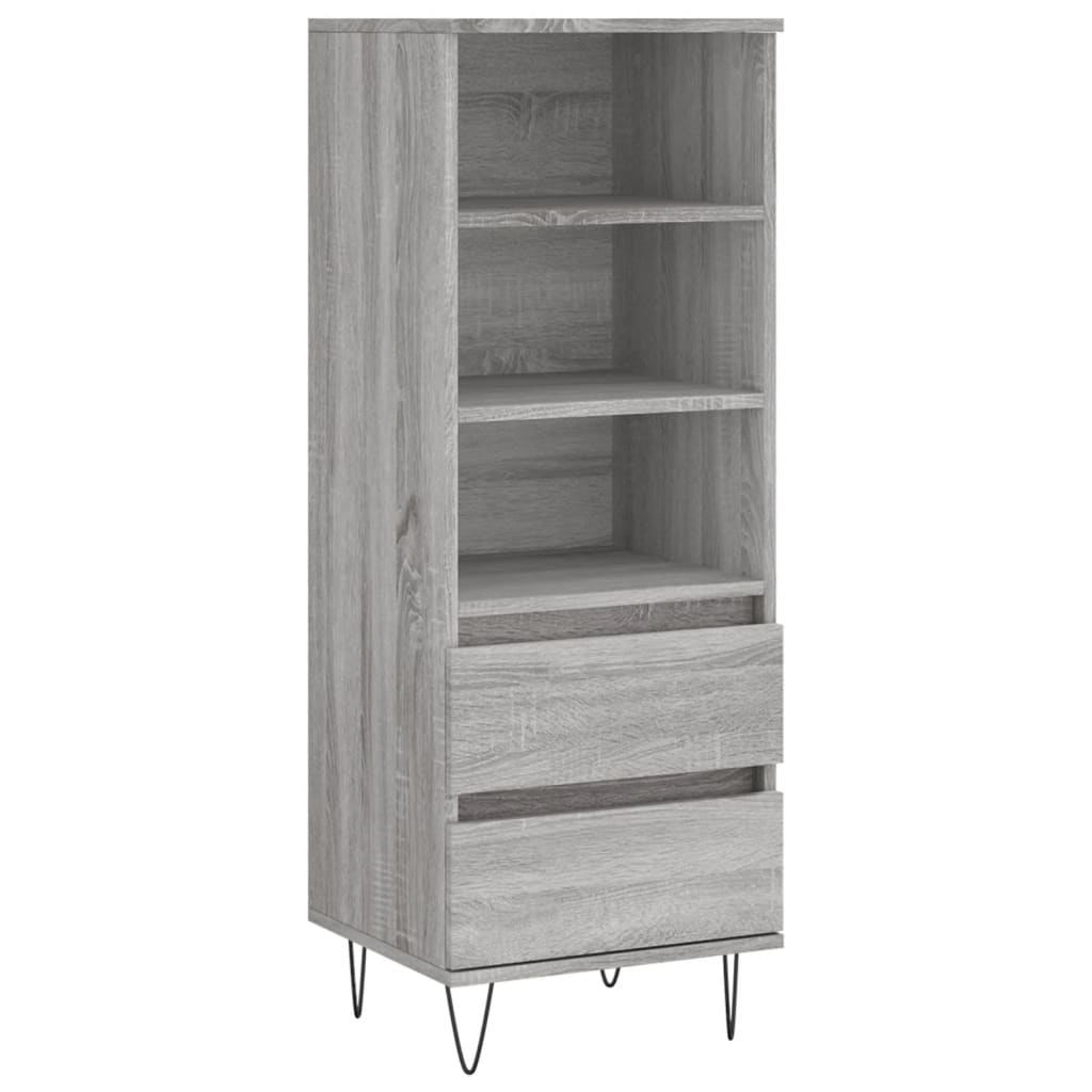 Buffet haut Sonoma gris 40x36x110 cm Bois d'ingénierie - XIOS