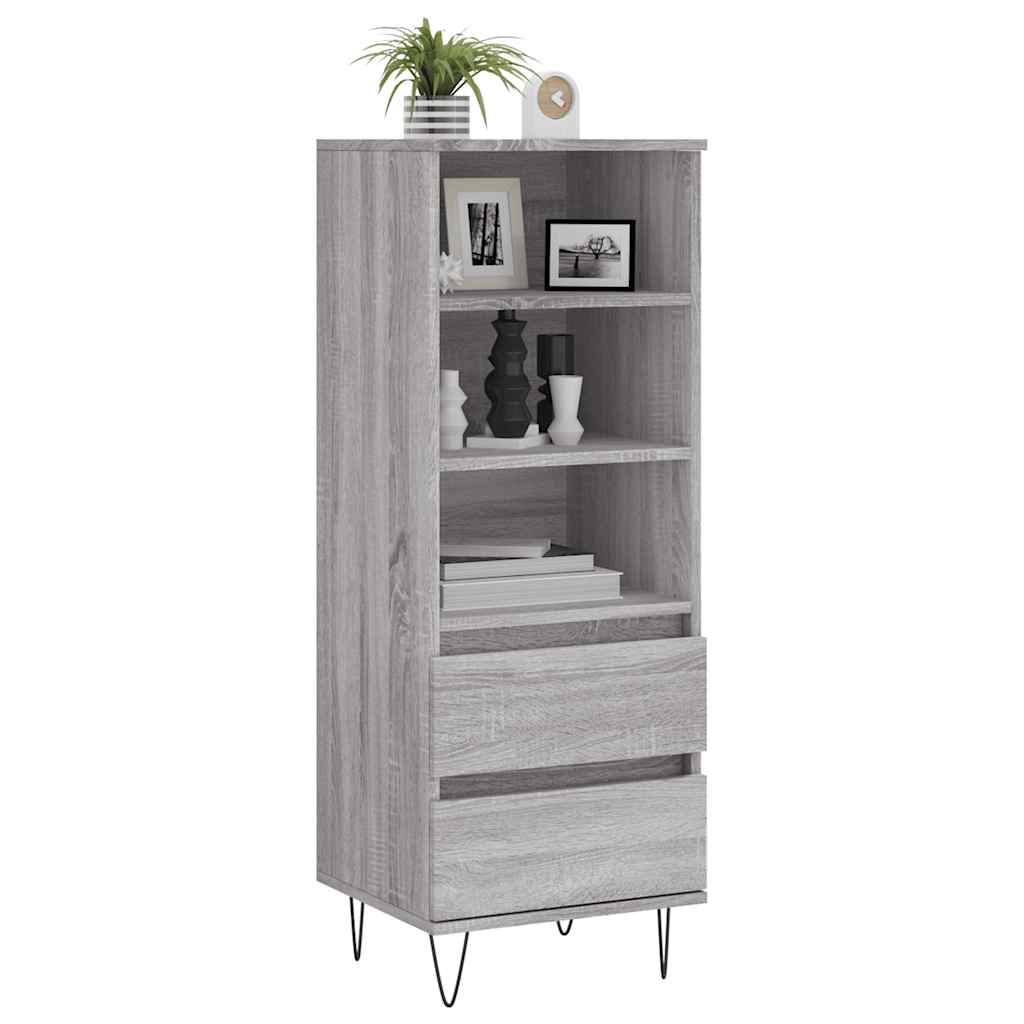 Buffet haut Sonoma gris 40x36x110 cm Bois d'ingénierie - XIOS