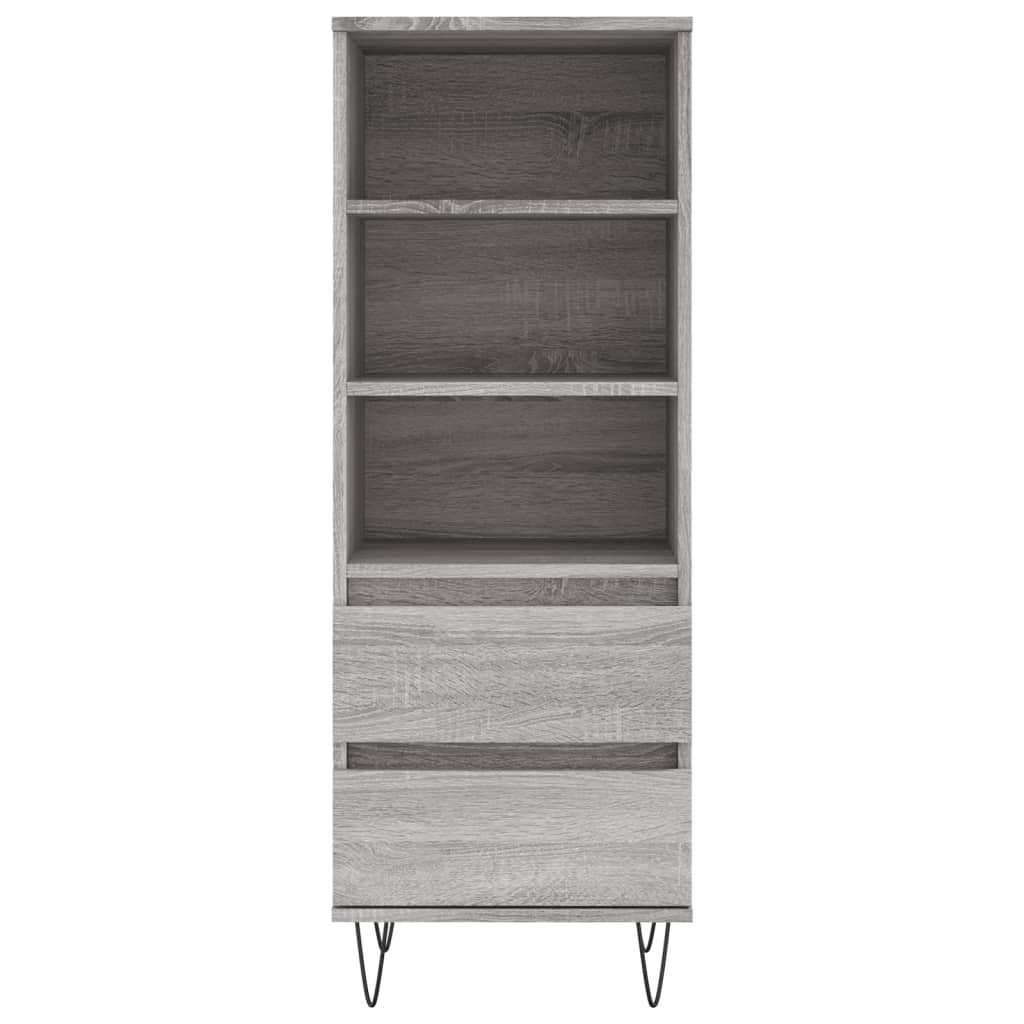 Buffet haut Sonoma gris 40x36x110 cm Bois d'ingénierie - XIOS