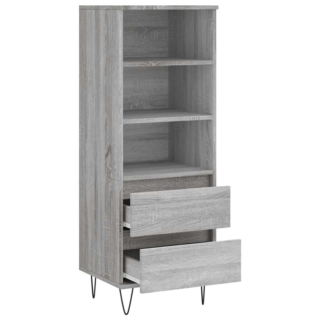 Buffet haut Sonoma gris 40x36x110 cm Bois d'ingénierie - XIOS